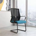 Aluminium base modern fabric mesh swivel black high back headrest office chair